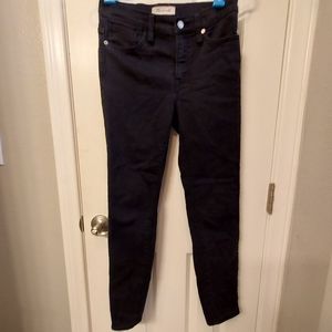 Madewell 9" high rise skinny jeans